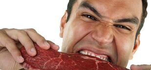 Valgyti mėsos vyrą, kad padidėtų potencija
